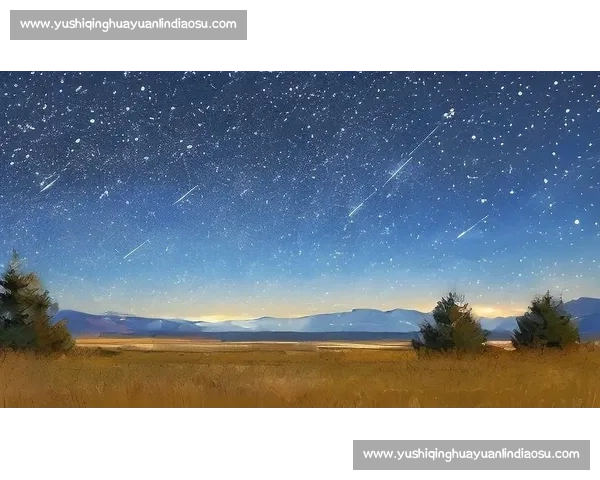 静谧夜晚与星空交织的浪漫气氛，打造独特的心灵宁静体验